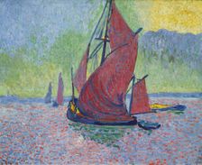 Red sails, 1906. Creator: Andre Derain