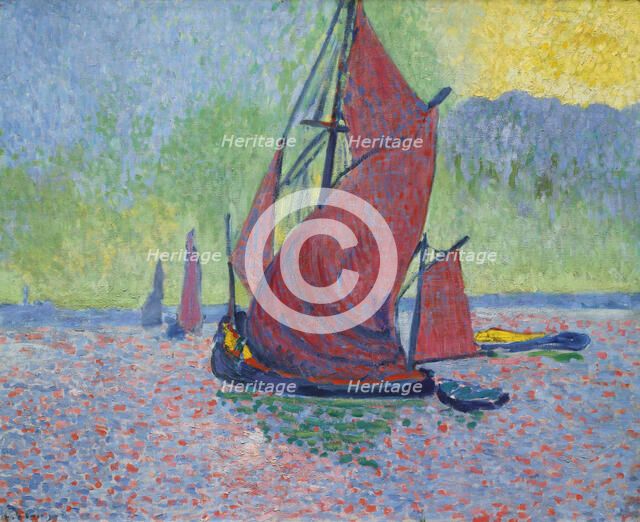 Red sails, 1906.  Creator: Andre Derain.