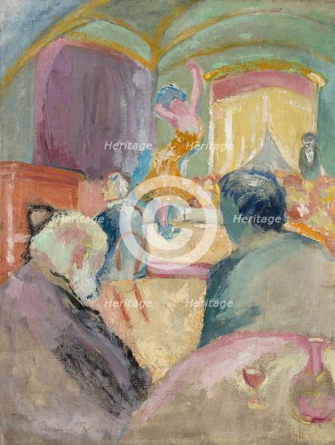 Red Seven Cabaret, 1908. Creator: Filla, Emil (1882-1953).