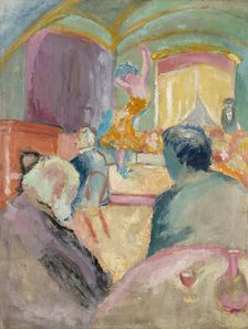 Red Seven Cabaret, 1908. Creator: Filla, Emil (1882-1953)