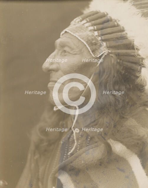 Red Shirt, 1905. Creator: Edward Sheriff Curtis.