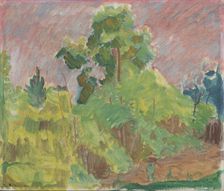 Red Sky at Holmsbu, 1933. Creator: Thorvald Erichsen