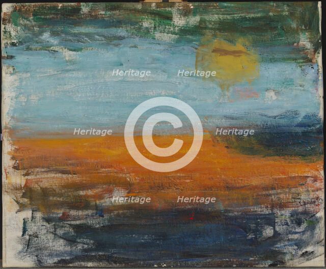 Red Sky in the Evening, 1940-1949. Creator: Carl Kylberg.