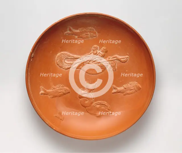 Red-Slip Bowl, about A.D. 400. Creator: Unknown.