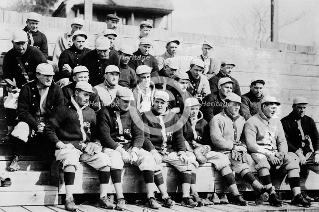 Red Sox at spring training, Hot Springs, AR, Boston, AL (baseball), 1912. Creator: Bain News Service.