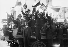 Red Sox rooters, 1915. Creator: Bain News Service