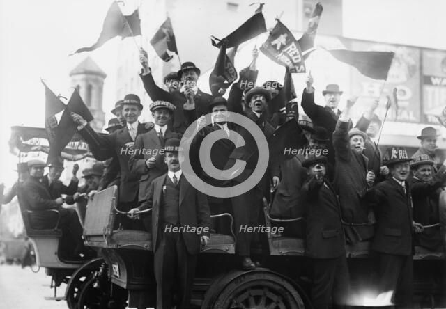 Red Sox rooters, 1915. Creator: Bain News Service.