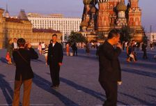 Red Square near St. Basils. Moscow in evening light, c1970s. Artist: CM Dixon