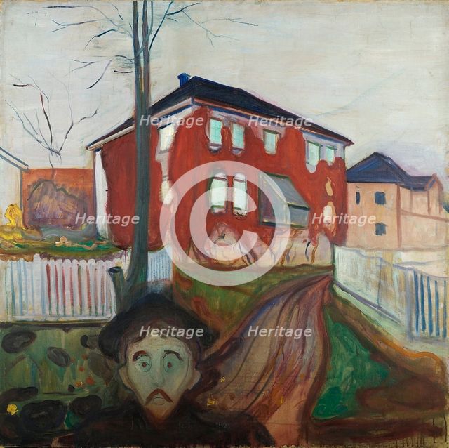Red Virginia Creeper. Artist: Munch, Edvard (1863-1944)