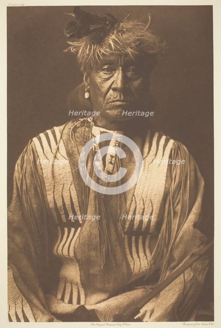 Red Whip - Atsina, 1908. Creator: Edward Sheriff Curtis.