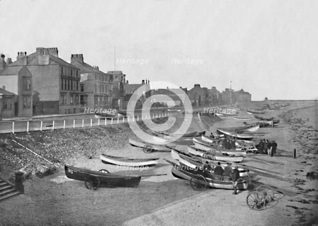 'Redcar - Looking Along The Esplanade', 1895. Artist: Unknown.