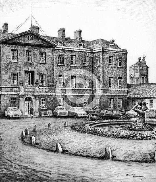 Redcliffe Infirmary, Oxford, c1950-1970.Artist: Graham Clilverd