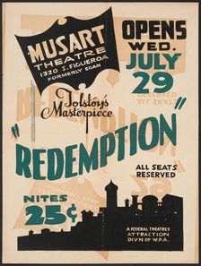 Redemption, Los Angeles, 1936. Creator: Unknown