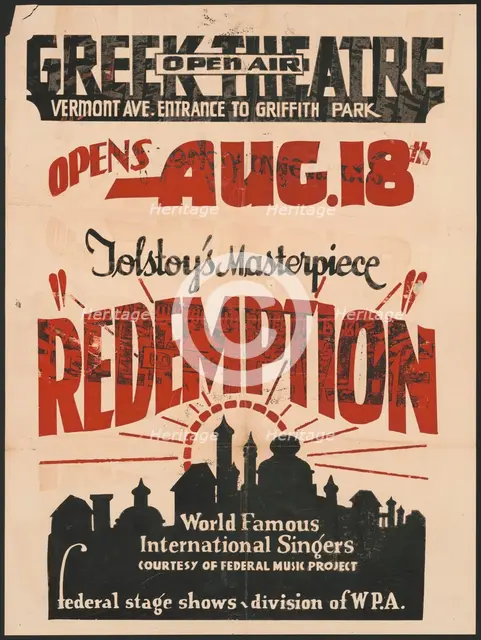 Redemption, Los Angeles, [193-]. Creator: Unknown.