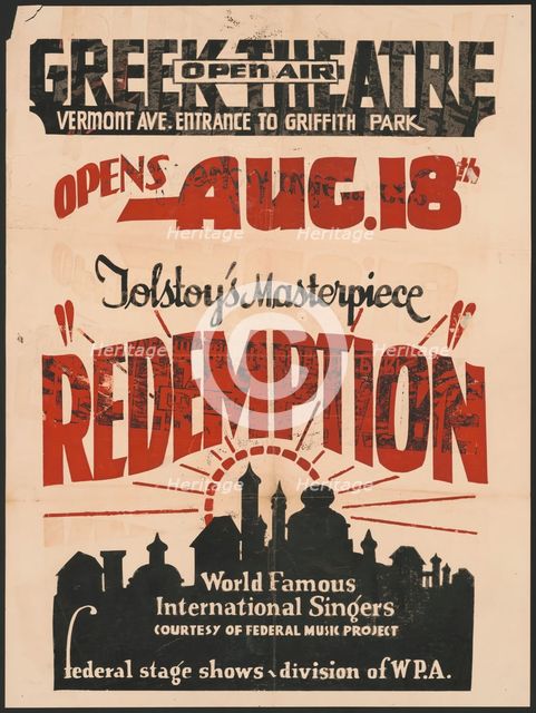 Redemption, Los Angeles, [193-]. Creator: Unknown.