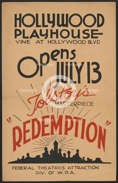 Redemption, Los Angeles, [193-]. Creator: Unknown.