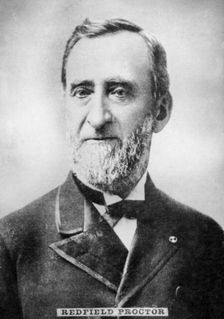 Redfield Proctor, (1831-1908), 1920s