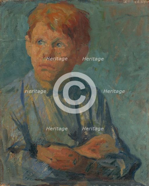 Redheaded boy, c1912. Creator: Elemír Halász-Hradil.