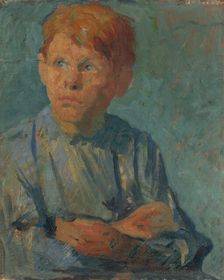 Redheaded boy, c1912. Creator: Elemír Halász-Hradil