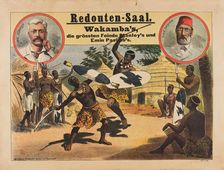 Redouten Hall. Wakamba's. The greatest enemies - Stanley's and Emin Pascha's, c1900-1910. Creator: Friedländer, Adolph (1851-1904)