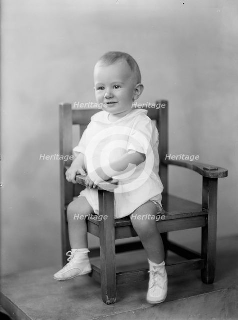 Redmond, John G. Baby - Portrait, 1933. Creator: Harris & Ewing.