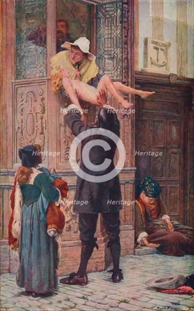 'Reduced from the Plague, London, 1665' (1905). Artist: Unknown.