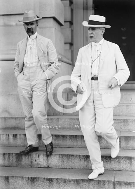 Reed, James A., Senator from Missouri, 1911-. Right, with Thomas J. Walsh, 1913. Creator: Harris & Ewing.