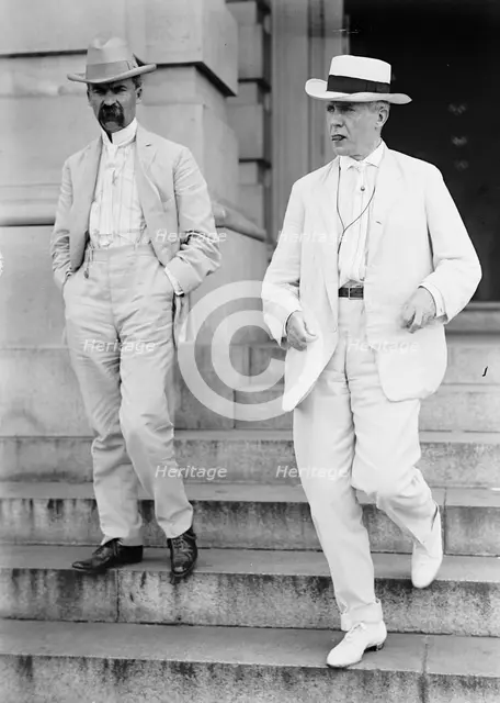 Reed, James A., Senator from Missouri, 1911-. Right, with Thomas J. Walsh, 1913. Creator: Harris & Ewing.