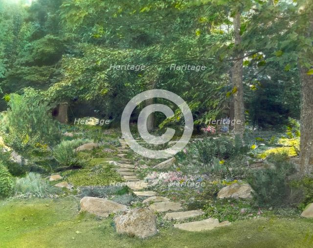 "Reef Point," Beatrix Jones Farrand house, Bar Harbor, Maine, 1920. Creator: Frances Benjamin Johnston.