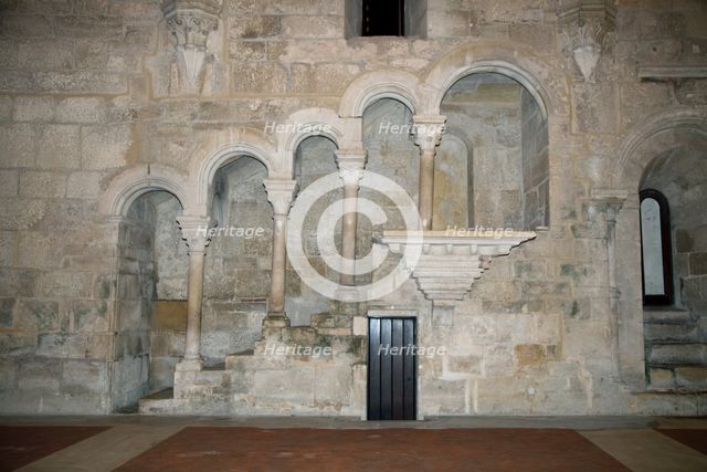Refectory, Monastery of Alcobaca, Alcobaca, Portugal, 2009. Creator: Samuel Magal.