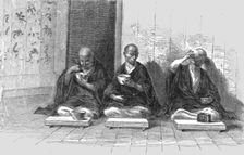 Refectory of a Buddhist monastery; A European Sojourn in Japan 1875. Creator: Unknown