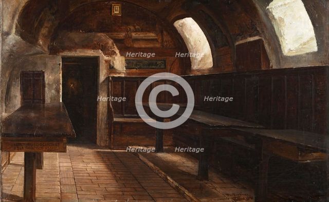 Refectory of the Convent of San Francisco in Assisi, 1890. Creator: Blas Benlliure y Gil.