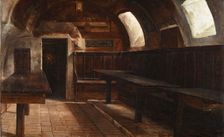 Refectory of the Convent of San Francisco in Assisi, 1890. Creator: Blas Benlliure y Gil