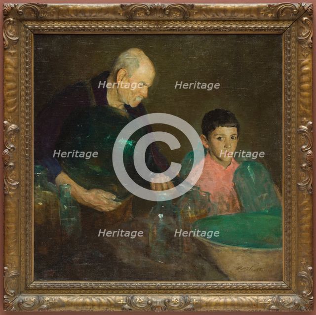 Refining Oil, c1910. Creator: Charles Webster Hawthorne.