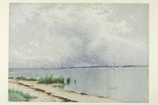 Reflected Reeds, c. 1875. Creator: Alfred Thompson Bricher