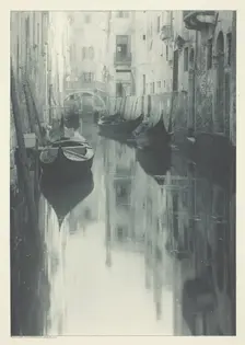 Reflection-Venice, c. 1897. Creator: Alfred Stieglitz