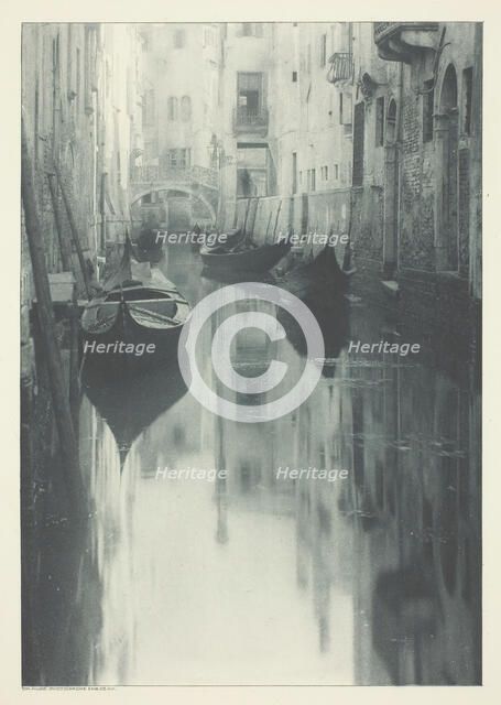 Reflection-Venice, c. 1897. Creator: Alfred Stieglitz.