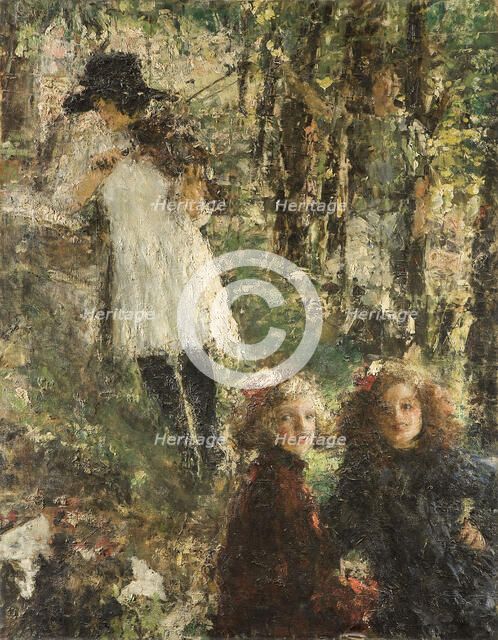 Reflections, 1918-1920. Creator: Mancini, Antonio (1852-1930).