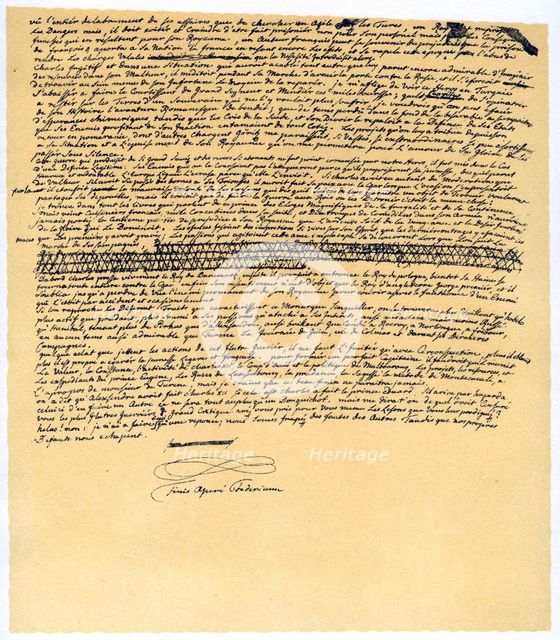 Reflections by Frederick II of Prussia, July, 1757. Artist: King Frederick II