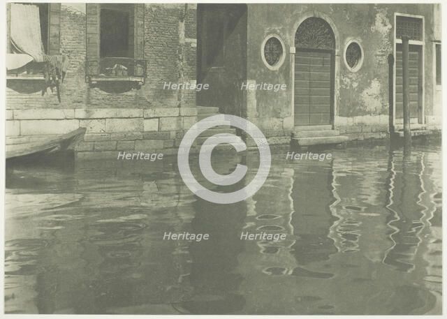 Reflections - Venice, 1894, printed 1897. Creator: Alfred Stieglitz.