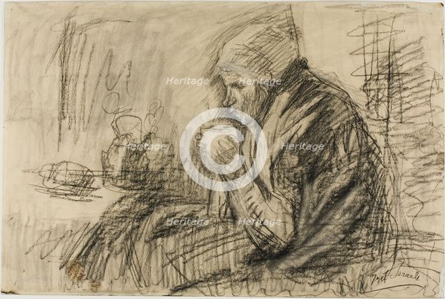 Refreshment, c.1895. Creator: Jozef Israels.