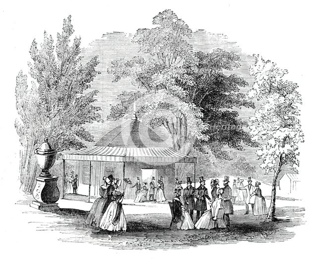 Refreshment Room - Royal Botanic Society's Gardens, 1844. Creator: Unknown.