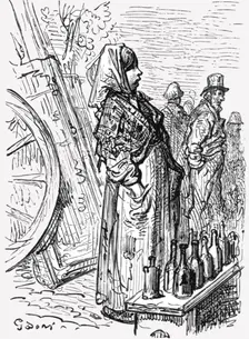 Refreshments by the Way 1872. Creator: Gustave Doré