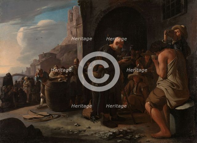 Refreshing the Thirsty, c.1646-c.1649. Creator: Michiel Sweerts.