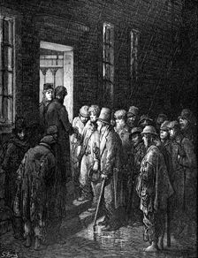 Refuge - Applying for Admittance 1872. Creator: Jonnard
