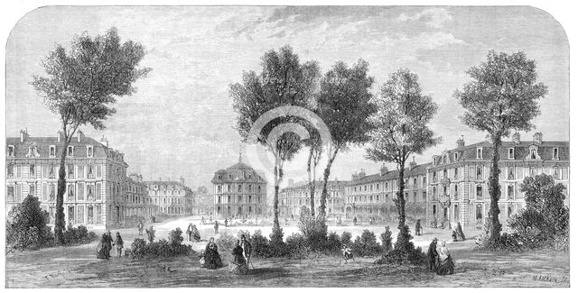 Refuge for the aged at Auteuil, near Paris, 1864. Creator: Mason Jackson.