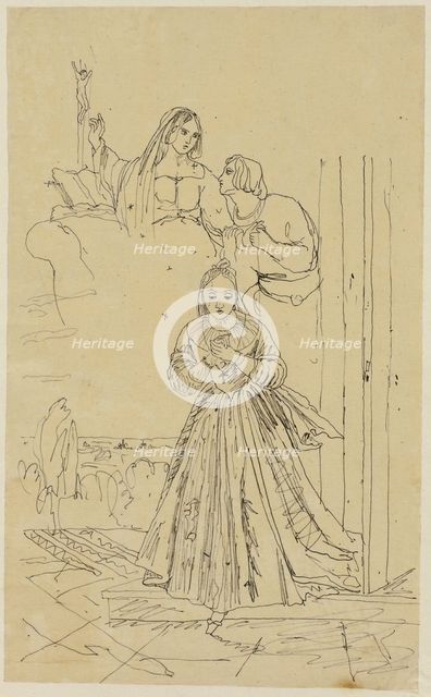 Refuge in Prayer, n.d. Creator: Rodolphe Bresdin.