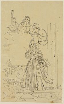 Refuge in Prayer, n.d. Creator: Rodolphe Bresdin