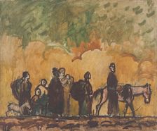 Refugees, 1945. Creator: Cyprian Majernik