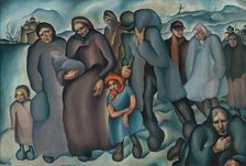 Refugees, 1927. Creator: Konstantin Bauer